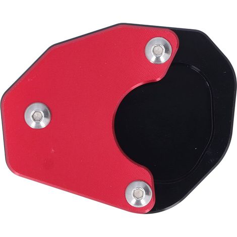 CNC-gefräste Motorrad-Seitenständerverlängerung aus Aluminium für Trident 660 2021-2022 (rot) (1/5)