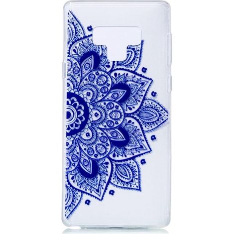Coque souple pour Samsung Galaxy Note 9 - Motif mandala bleu - Étui de protection (1/4)