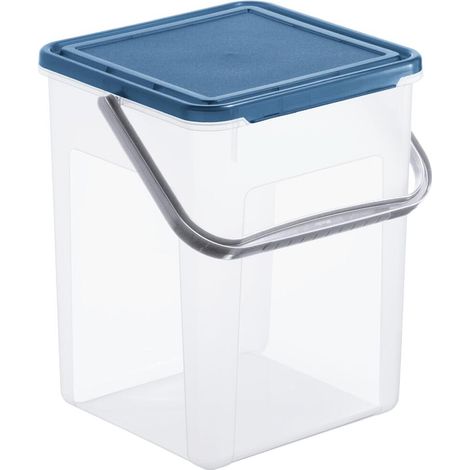Rotho Waschmittelbehälter Basic 9 L/5 kg Waschpulverbox Waschmittelbox (1/3)