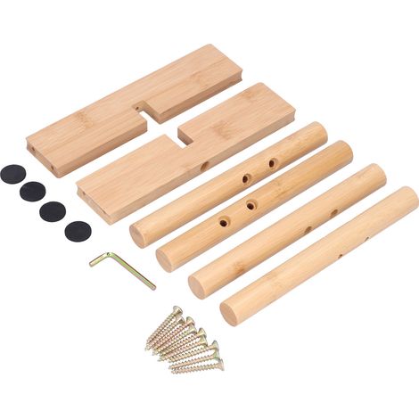 Support de Plante en Bambou Minimaliste pour Intérieur, Pot de Fleurs Rétro Milieu de Siècle (1/5)