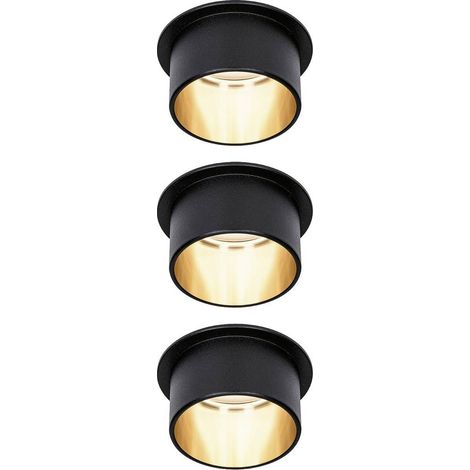 Paulmann 93379 Lampada LED da incasso LED (monocolore) LED a montaggio fisso 18 W Nero (opaco), Oro (1/5)