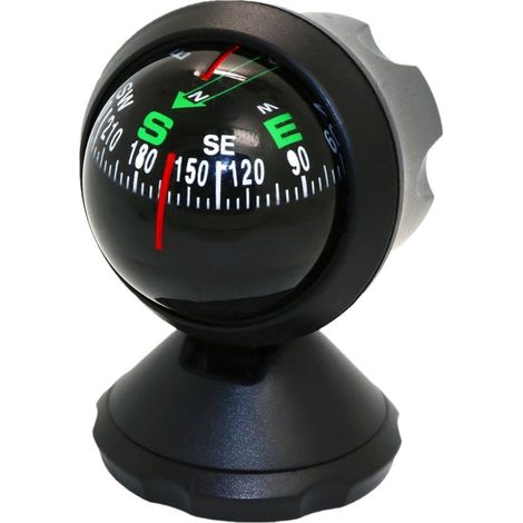 Boussole de Voiture Inclinomètre Guide de Voiture Angle de Balle Inclinaison Niveau Mètre Outil de Recherche Équilibreur Mesure Équipement pour Véhicule de Voiture Mer Marine (1/5)