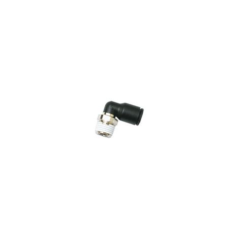 Adaptateur fileté coudé Legris 3 109 vers Enfichable, 8 mm R 1/2 Mâle ( Prix pour Paquet de 5 )