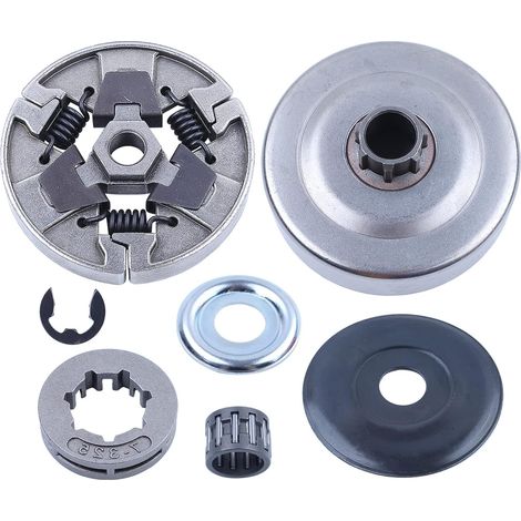 Kit de jante de pignon de tambour d'embrayage 325 x 7 pour Stihl MS270 MS280 MS281 MS271 pour tronçonneuse, ensemble d'embrayage, tambour d'embrayage, pignon de jante, rondelle d'embrayage, couvercle  (1/5)