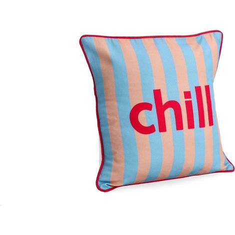 Bizzotto cuscino Karera Chill blu/arancione cm 45x45