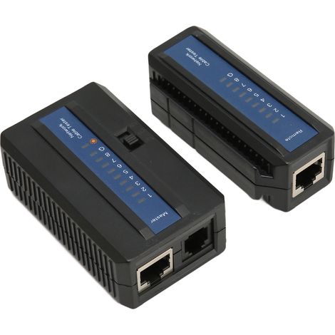 Testeur de câble réseau RJ45 RJ11 RJ12 CAT5 CAT6 CAT7, outil de maintenance pour ligne téléphonique et câble UTP, double usage. (1/5)
