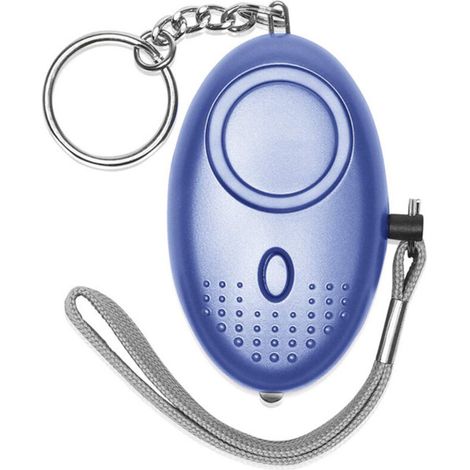 Alarme de poche personnelle anti-loup pour femme - Porte-clés Réveil personnel Smart LED Autodéfense pour femme Porte-clés extérieur Alarme d'appel d'urgence - 140dB - Convient aux femmes, aux filles