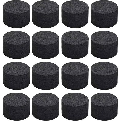 16 Pack Single Sided Speaker Insulation Pads, 30mmx15mm, High Density Foam Non-Slip Feet Shock Absorbing Vibration for HiFi, Home Theater and MB Speakers (1/5)