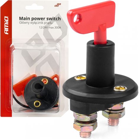 Interruptor de desconexión de batería 12V 24V amio-03023 (1/5)