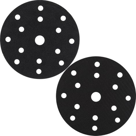 Support de protection Ø 150mm 15 trous, 2 pièces, pour protéger les plateaux de ponçage auto-agrippants
