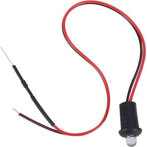 12V Blinkende Attrappe einer Autoalarmanlage mit roter LED-Halterung für Armaturenbrett (1/4)