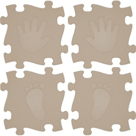 Sensorische Bodenmatte 16-teilig Magic Set Beige