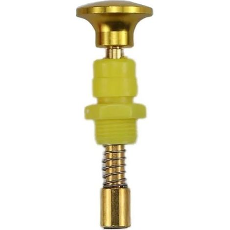 Vis de réglage de ralenti universelle for carburateur de moto, 1 pièce(Yellow-Round) (1/5)