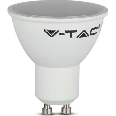 Ampoule LED SMD V-TAC 4,5W GU10 400lm froid 6000K 110° (1/10)