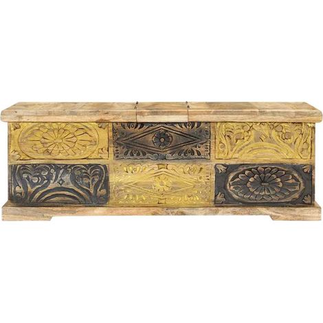 Maison Exclusive - Table basse 100x50x35 cm Bois de manguier massif (1/5)