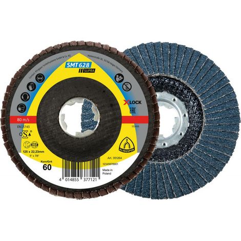 Disque à lamelles X-LOCK 125mm K 40 ger. SMT 628 Klingspor