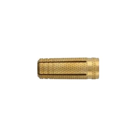 Cheville extensible en laiton, haute résistance, installation facile, idéale pour les fixations sur matériaux solides et le montage d'éléments décoratifs.