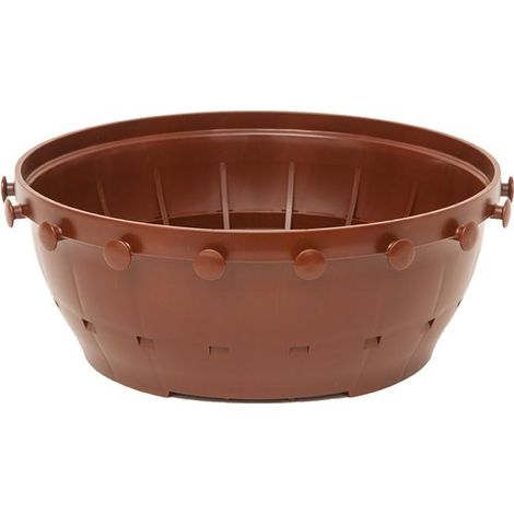 Vaso da coltivazione con pomelli per tiranti in plastica per Air Pruning per bonsai 21x21x9,5 cm - 2,5 lt (Tie Pots) - TP21 (1/5)