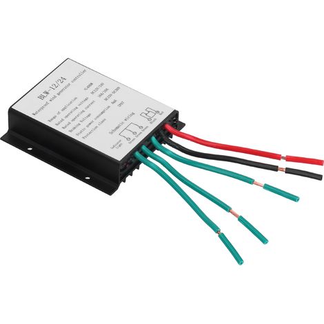 Régulateur de charge étanche 400W 12/24V pour éolienne, contrôleur de batterie BLW‑12/24 (1/5)
