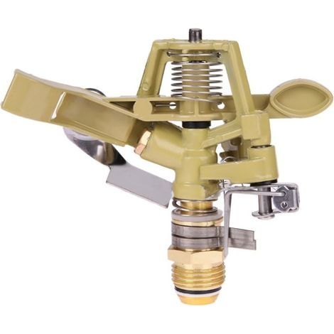 1/2 Pouce Arroseur de Jardin Système Automatique de Système d'Irrigation d'Arrosage de Jardin de Bras de Balancier de Connecteur de Bec de Jet de Pulvérisation de Cuivre de Rotation (1/5)