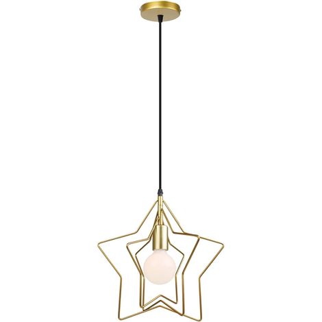Nordic Simplicity Pendant Light Creative Stars Chandelier Modern Pendant Lights Rotatable Lampshade For Loft Cafe Gold (1/5)