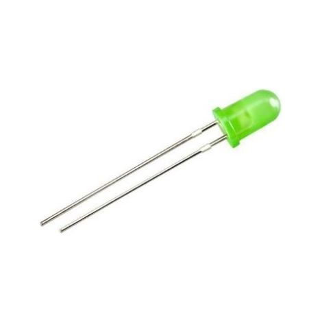LED Jaune-Vert, Traversant, 5 mm, 1,6  2,4 V