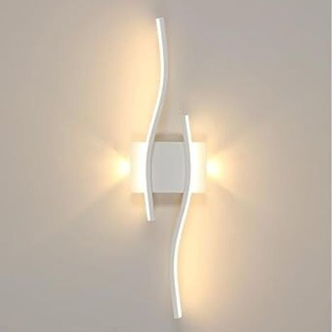 Applique murale LED moderna da 20 W – 2250 lm – Design lineare allungato – Illuminazione calda 3000 K per soggiorno, camera da letto e scale – Classe energetica E