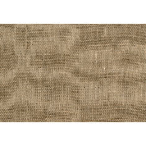 Papier peint panoramique canva textile marron | Tapisserie panoramique 3D cuisine | Papier peint panoramique toile de jute pour salle de bain - 270 x 400 cm (4 pièces) (1/2)