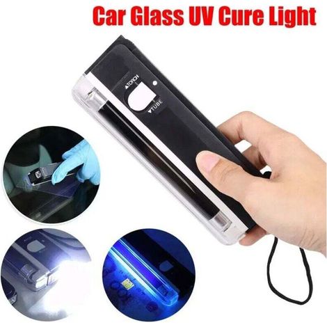 Lampe UV réparation pare-brise - Durcissement résine UV - Pour réparation fenêtres voiture - Compacte et puissante - Mécaniciens et particuliers (1/4)