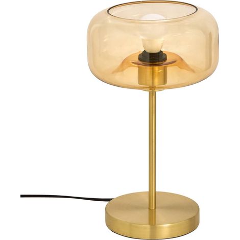 Lámpara Ophia con forma de seta, 35 cm de altura, dorada - Atmosphera créateur d'intérieur (1/4)