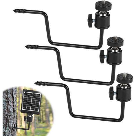 3 Pack Hunting Camera Mount, Tree Mount with 360° Swivel Head, Shaft Screw and Universal 1/4 Inch Thread for Hunting and Surveillance (1/5)