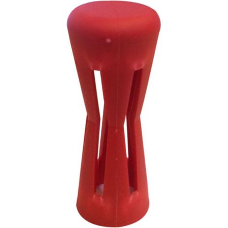 Moncoffrage – Capuchon de protection en PVC rouge pour fers Ø 16 à 32 mm – Sac de 200 pièces – Prévention des blessures sur chantiers