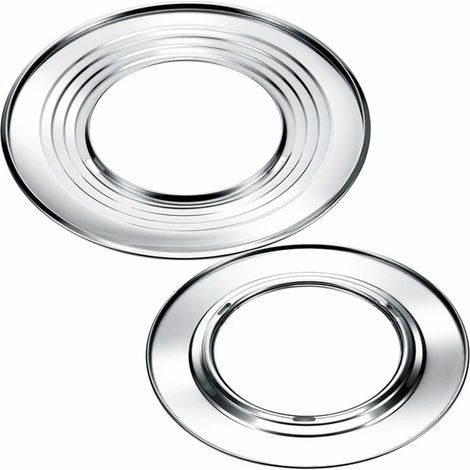 2 anneaux de cuisson vapeur de 28 et 30 cm, adaptateur en acier inoxydable pour marmites de 20 à 30 cm (1/5)