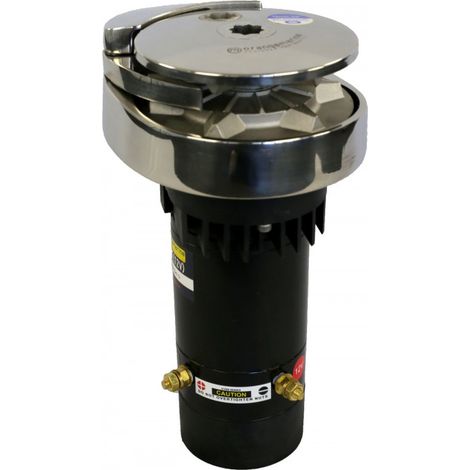 Guindeau électrique 700w 12V - alu - 6mm DIN/ISO vertical sans poupée - ORANGEMARINE -