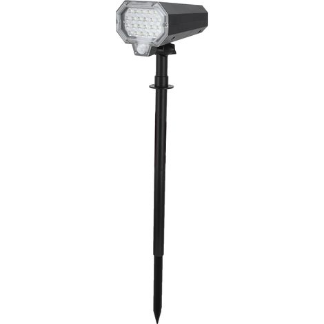 Lampe de jardin solaire avec détecteur de mouvement, rotation automatique à 160°, 22 LED (1/5)