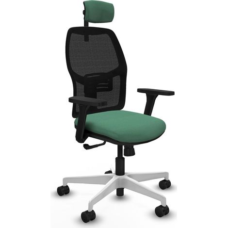 Sedia da ufficio piqueras y crespo Alfera nero base bianca (1/2)