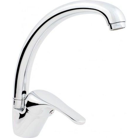 Rubinetto cucina hydroland moderno cromato regolatore ceramico