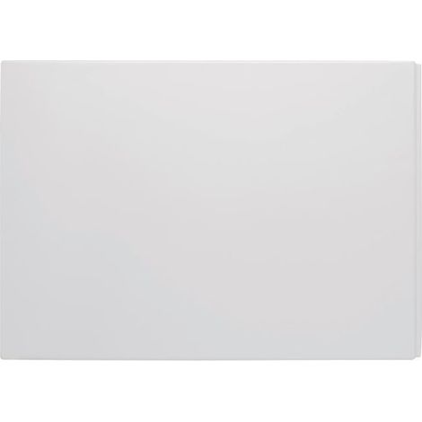Signature Lucid Acrylic Bath End Panel 510mm H x 750mm W - White (1/2)