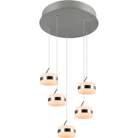 Suspension design Dios nickel 5 lumières - 331430507 (1/3)