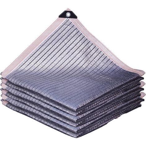 YMYNY Filet D'ombrage en Papier D'aluminium Isolation Solaire Réfléchissante Protection Solaire Toile D'ombrage Bâche Étanche Anti-UV pour Fleurs, Plantes, Serre, Pelouse Patio (1/5)