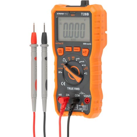 Multimeter Strend Pro Premium, digital, 1000A, 20A, 4xAAA (1/2)