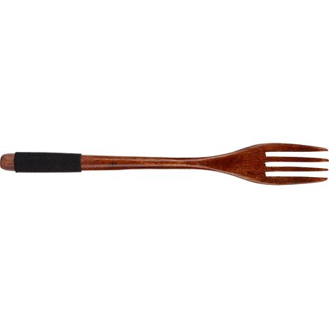 Fourchettes en bois japonaises pour la cuisine, idéales pour les barbecues, les pique-niques et le camping. (1/5)