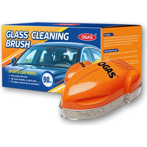 Nettoyant émulsion pour vitres Glass Guard, produits de polissage pour vitres de voiture, brosse pour éliminer les films d'huile de voiture, nettoyant pour vitres, miroirs et surfaces vitrées de voitu (1/5)