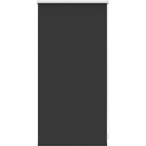 Maison Exclusive - Tenda a rullo oscurante 44,4x100 cm Tessuto Larghezza 40 cm Nero