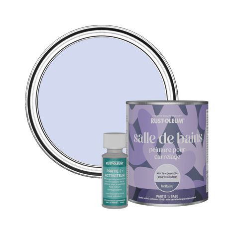 Peinture pour Carrelage de Salle de Bain, Finition Brillante - Sirène 750ml (1/3)