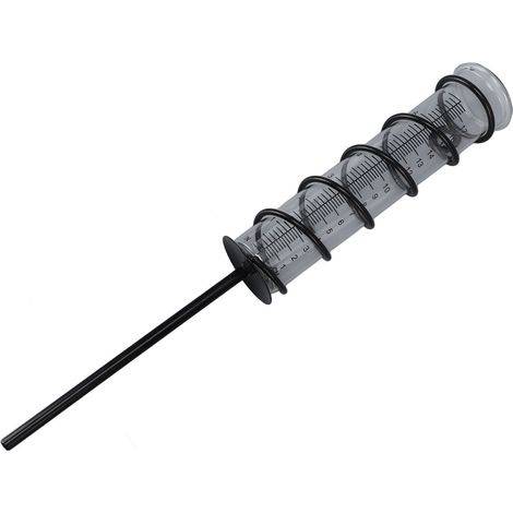 Pluviomètre à spirale avec échelles transparentes, pour jardin, pelouse et cour. 17 échelles. (1/5)