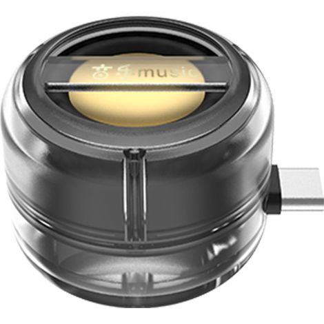 Enceinte Mini Transparente Modèle Y9 pour Téléphone, Plug and Play Type C, Lecteur Audio Portable, Basses Puissantes, Batterie Indépendante, Autonomie 6 Heures (1/5)