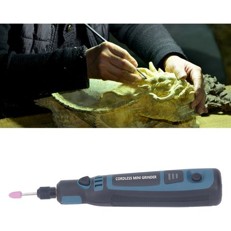 Mini meuleuse électrique, rechargeable par USB, 3 vitesses réglables, pour le bricolage : peinture, découpe, perçage et micro-meulage. (1/5)