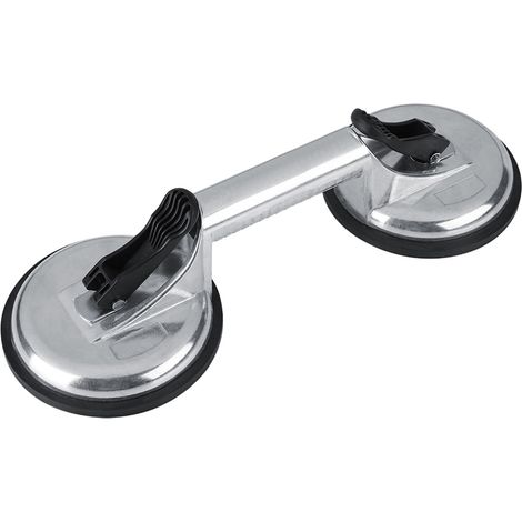 Ventouse professionnelle en alliage d'aluminium à double plaque pour lève-vitre et débosseleur (1/5)
