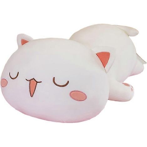 Super soft peach cat sleeping pillow bed legstitching plush toy doll pillow for girls birthday (1/5)